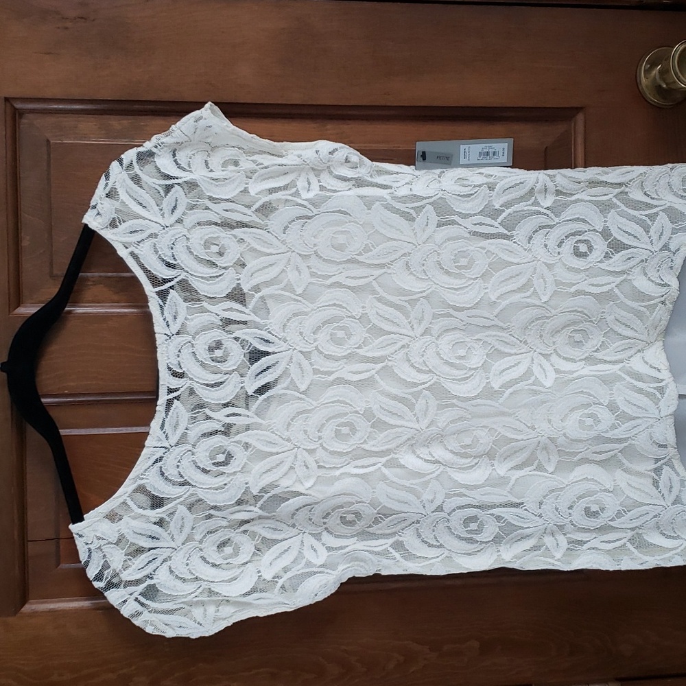Apt. 9 Lace Top with Camisole NWT